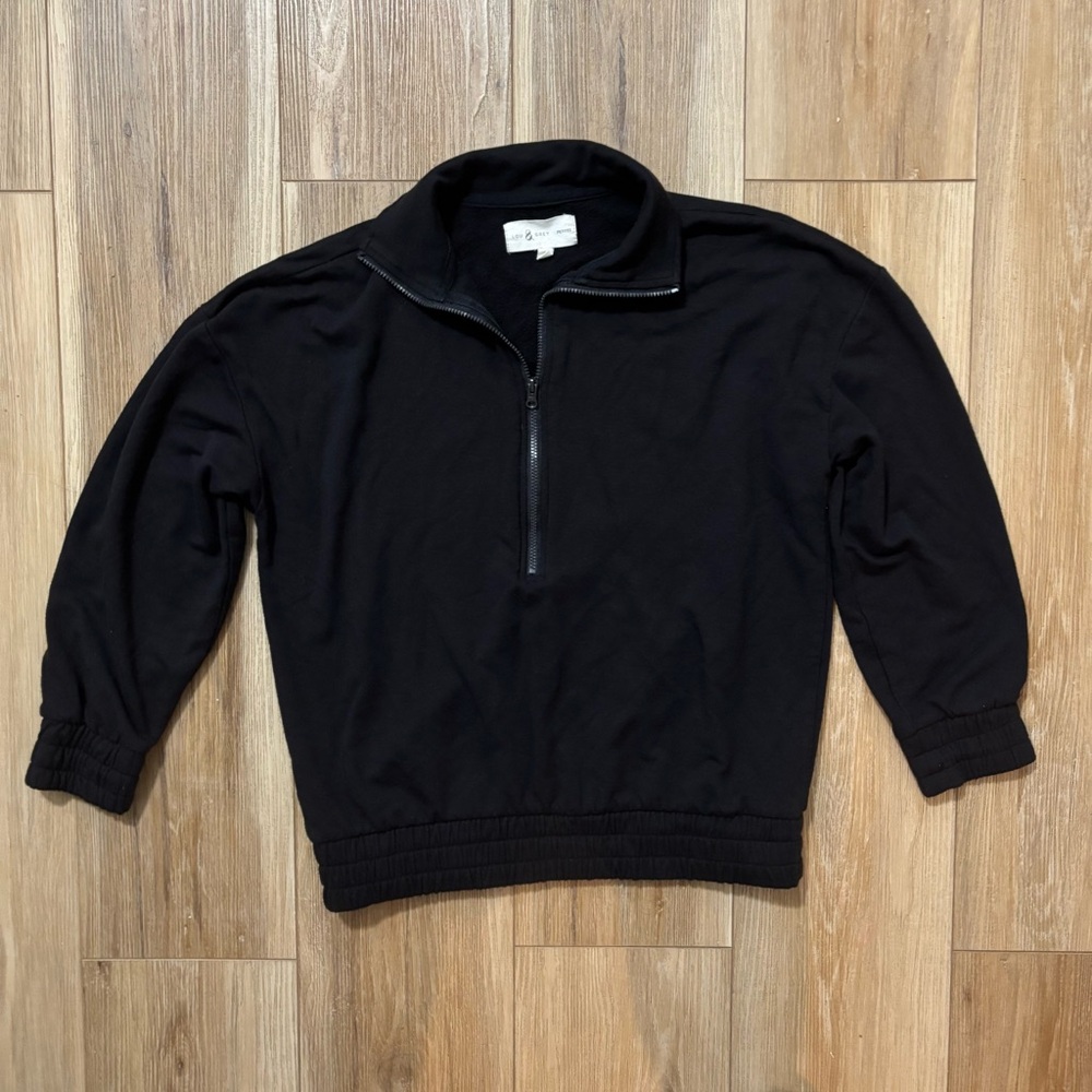 Lou & Grey women's 1/2 zip sweatshirt.  Size SP Small Petites Super Soft Cozy